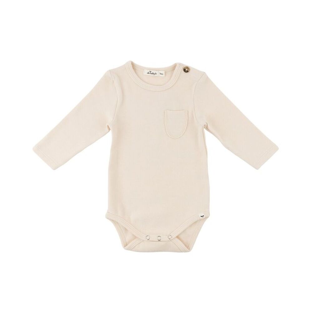 Oh Baby! Mini Stripe Pocket Onesie